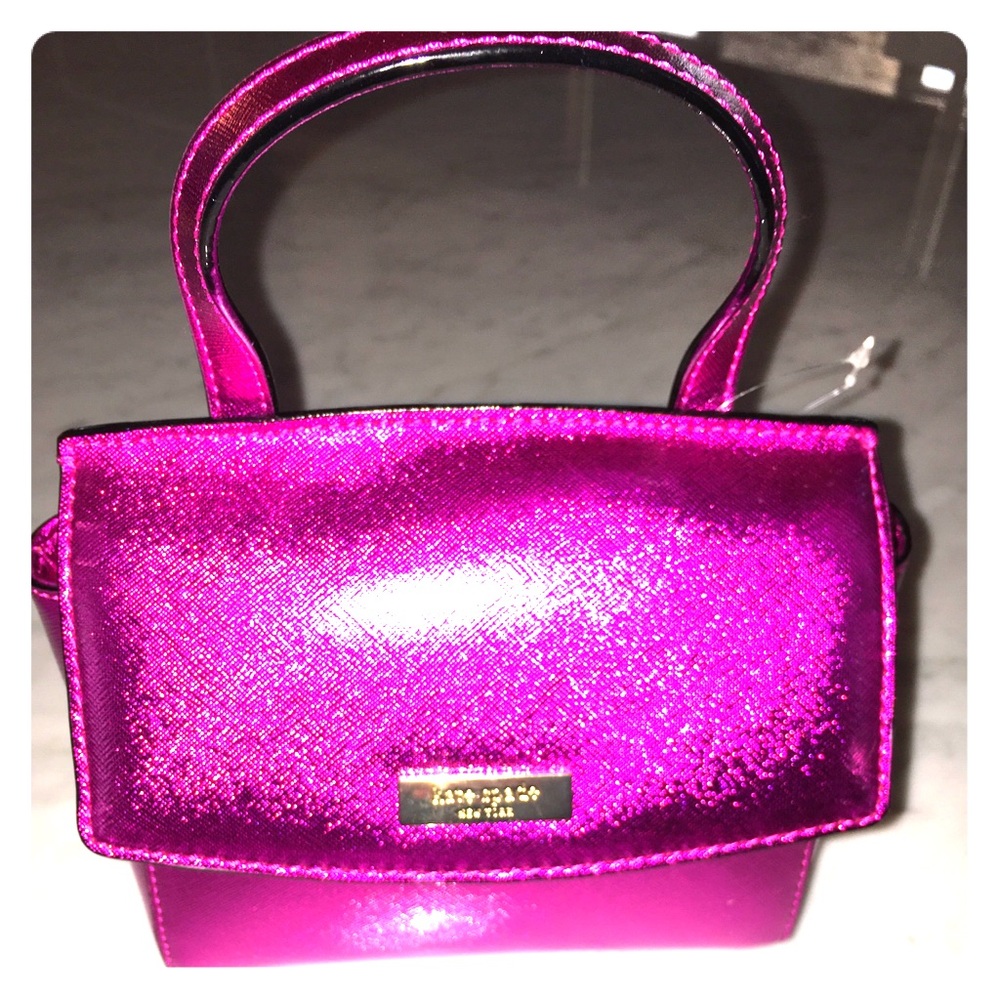 Kate Spade ♠️ HOT pink crossbody 👛 purse!